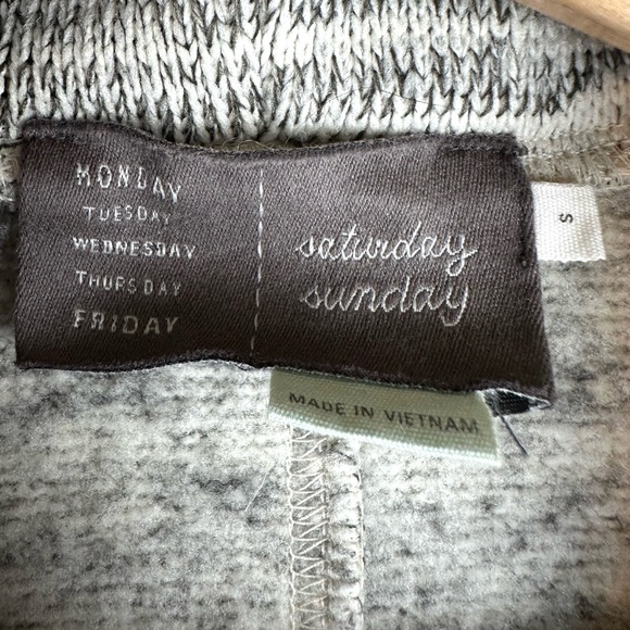 Saturday Sunday Anthropologie Mock Marled Sweatshirt - Picture 4 of 8